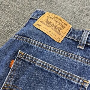 Vintage Levi's 550 Orange Tab Jeans Men's Size 38x34* Relaxed Fit 90s